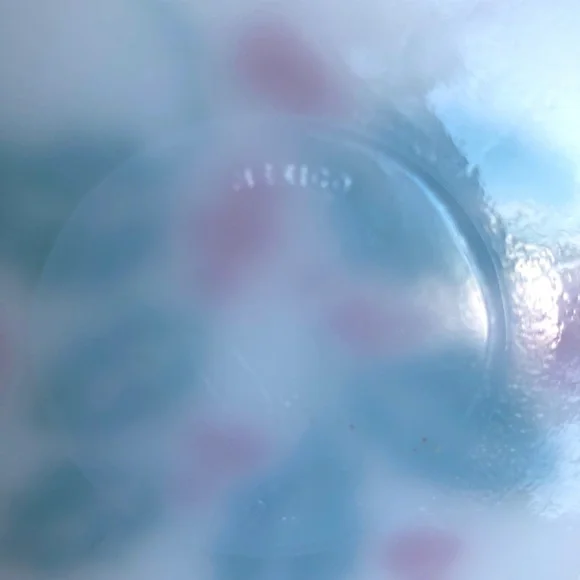 Termocrisa White Milkglass 4 Holly Dessert Plates - Picture 4 of 6